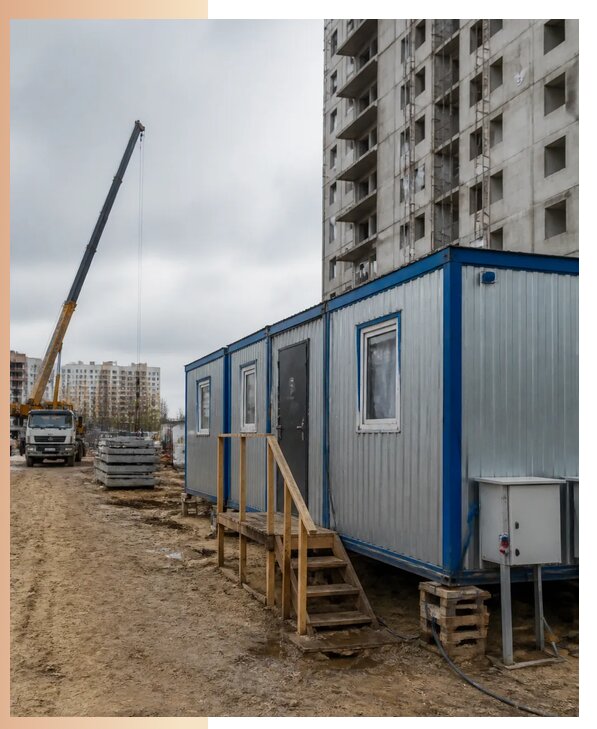 Аренда строительных вагончиков для рабочих в Чистополе
